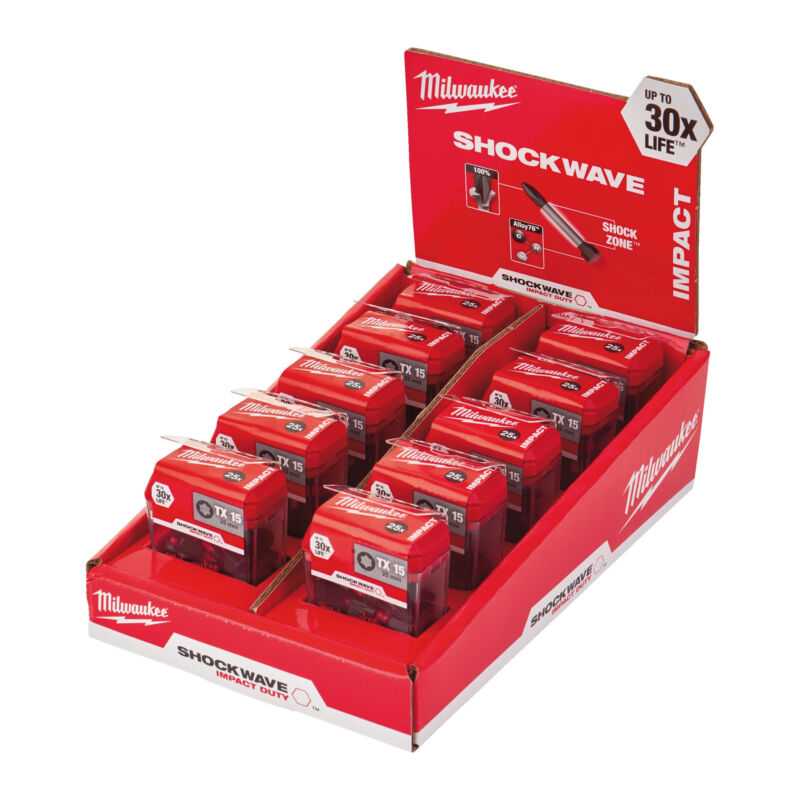 SHOCKWAVE™ IMPACT DUTY Μύτες TORX TX15 x 25mm – 25 Τεμ - Image 4