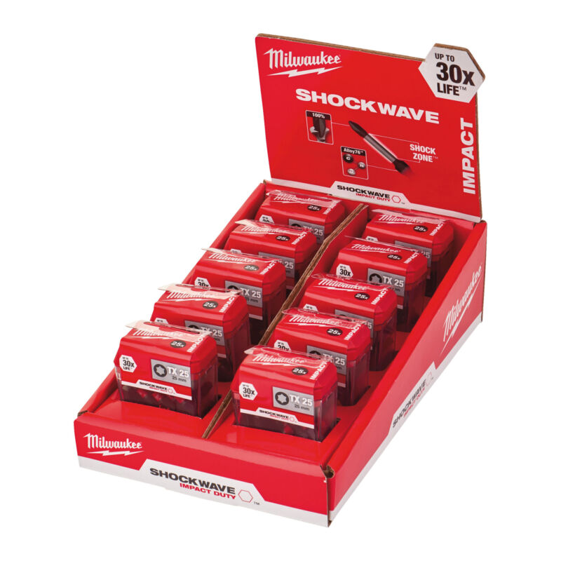SHOCKWAVE™ IMPACT DUTY Μύτες TORX TX25 x 25mm – 25 Τεμ - Image 4